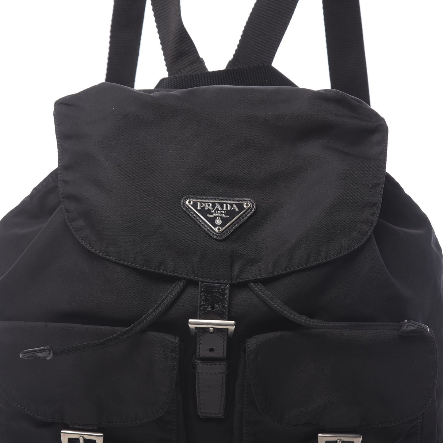 Nylon Vela Medium Backpack Black