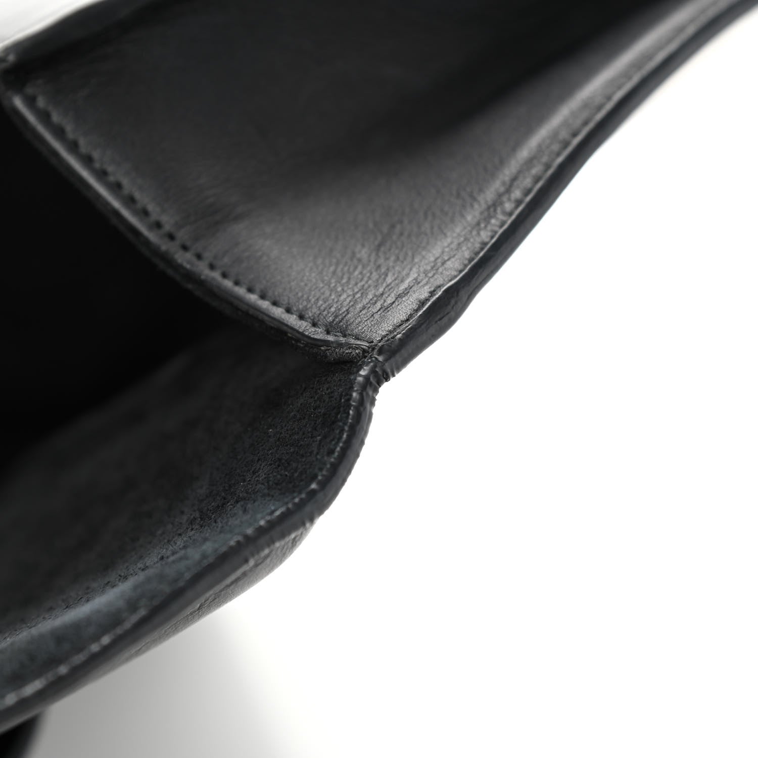Saint Laurent Calfskin Classic Y Ligne Clutch Black 6 of 7