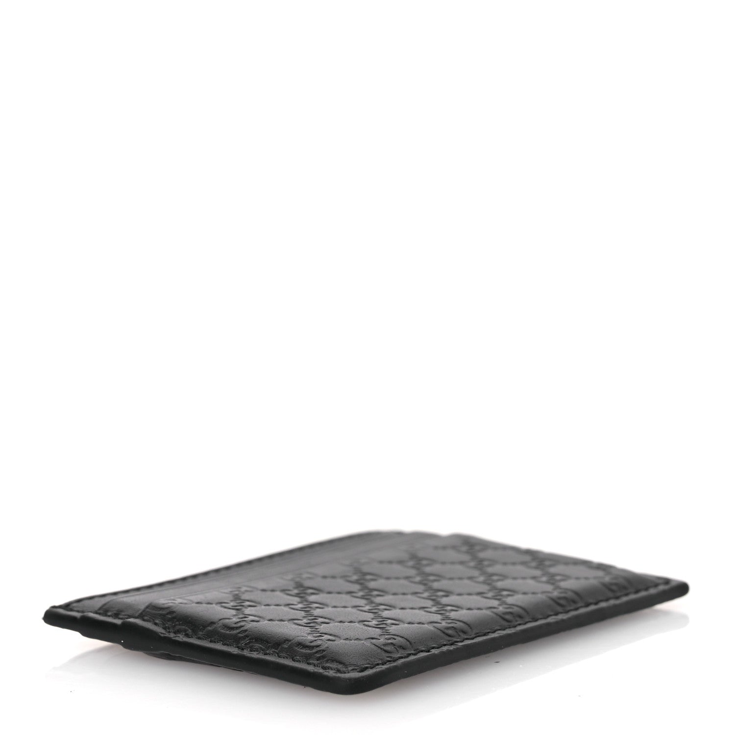 Gucci Guccissima Card Holder Black 4 of 10