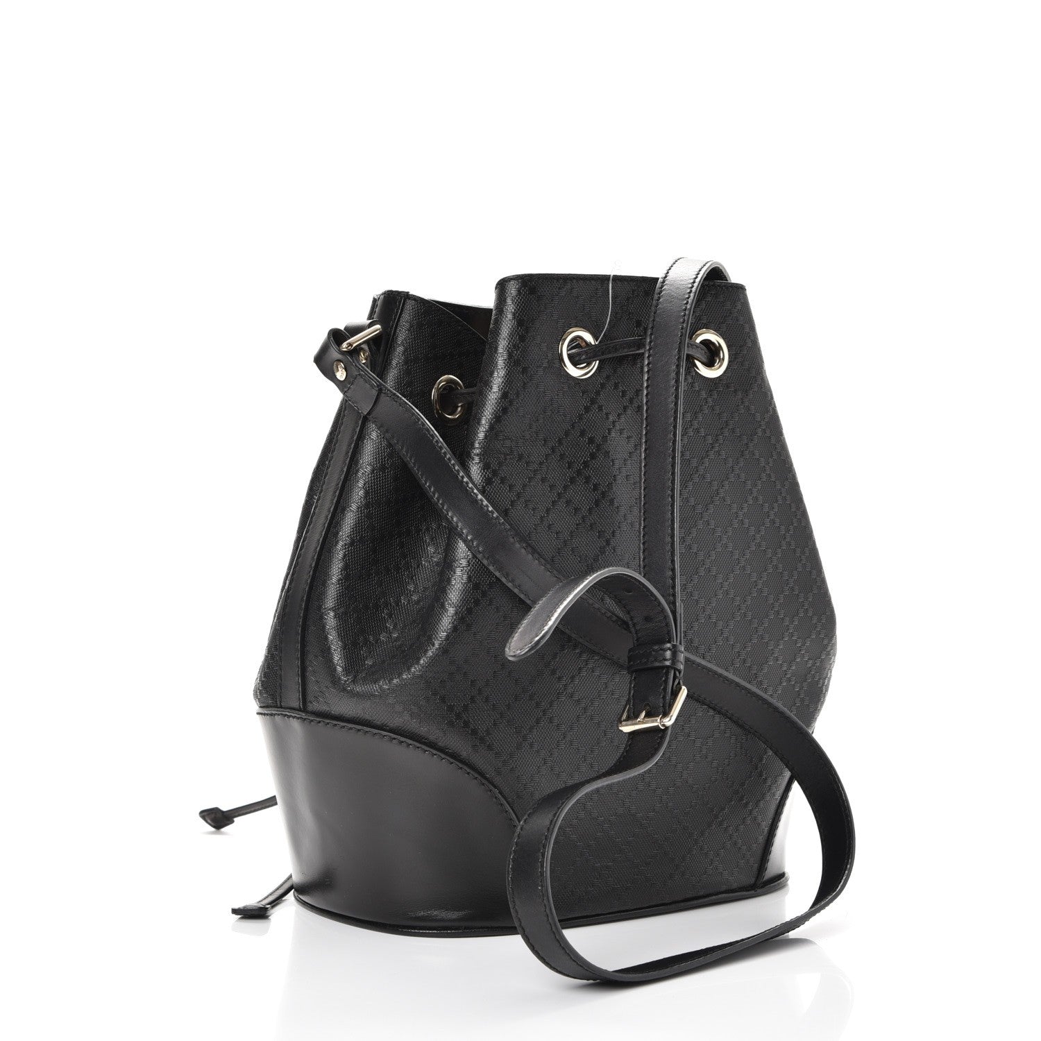 Gucci Bright Diamante Medium Bucket Bag Black 3 of 8