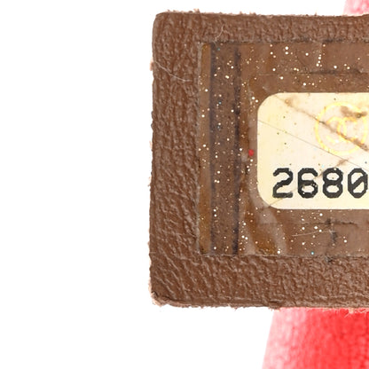 Chanel Goatskin Stitched Casual Trip North South Camera Case Red 7 of 11