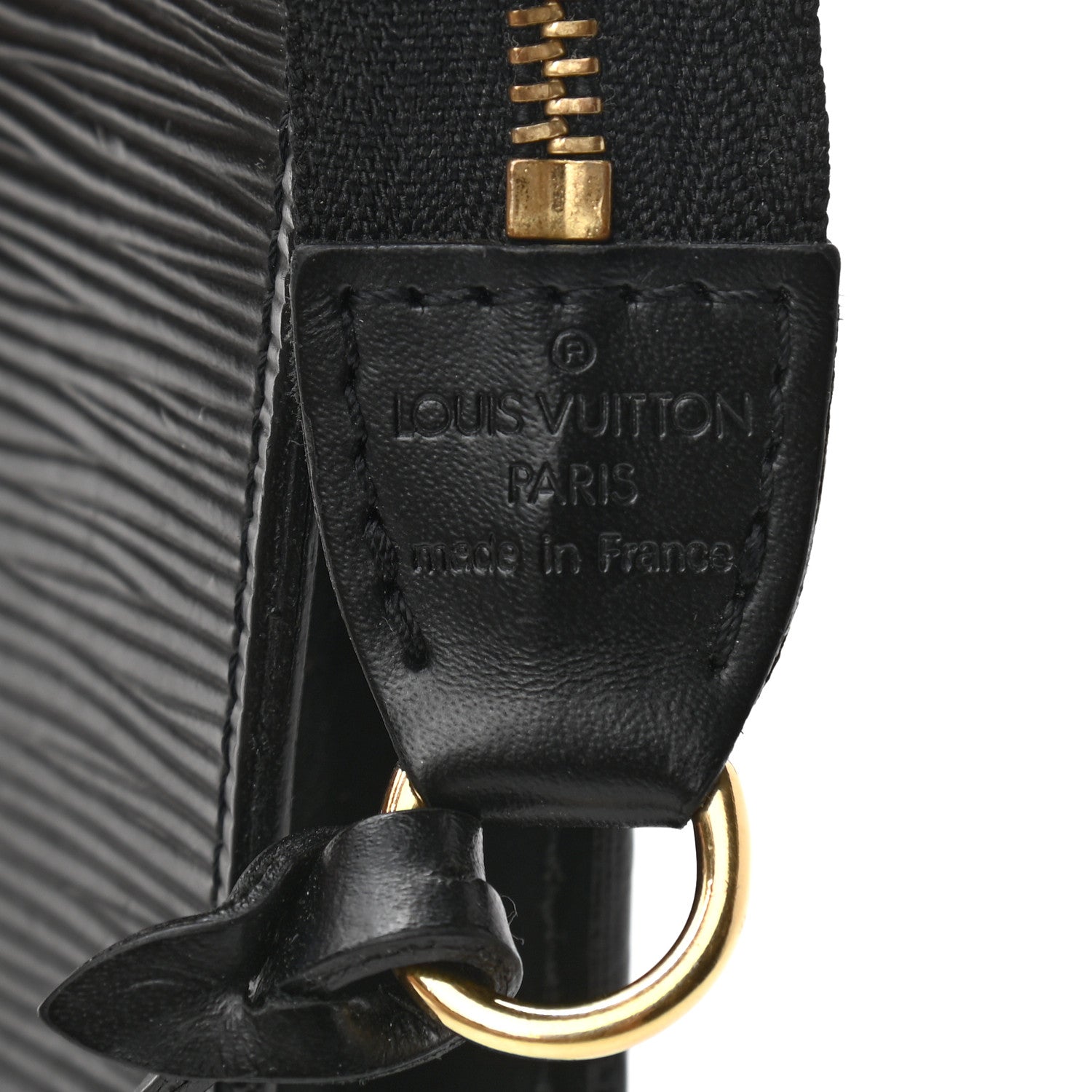 Louis Vuitton Epi Pochette Accessories 24 Black 7 of 11