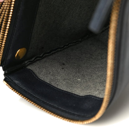 Celine Goatskin Large Trio Crossbody Bag Dark Blue 16 of 20
