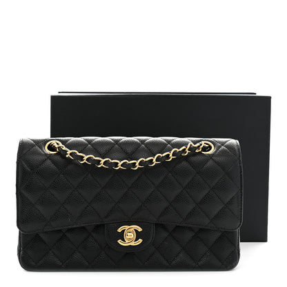 Chanel Caviar Quilted Medium Double Flap Black 12 of 12