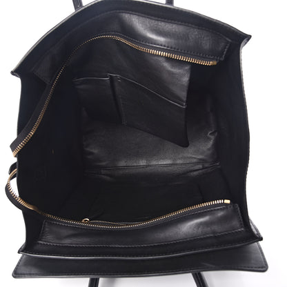 Celine Smooth Calfskin Mini Luggage Black 5 of 11