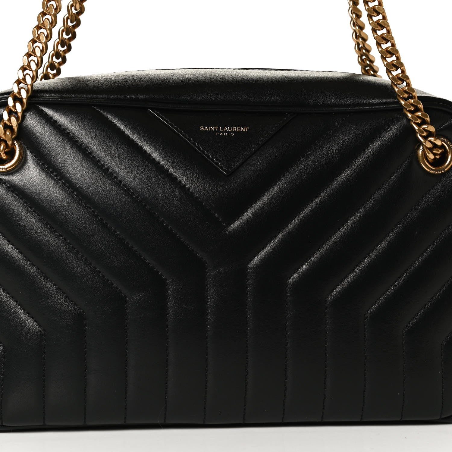 Saint Laurent Calfskin Matelasse Joan Camera Bag Black 8 of 12