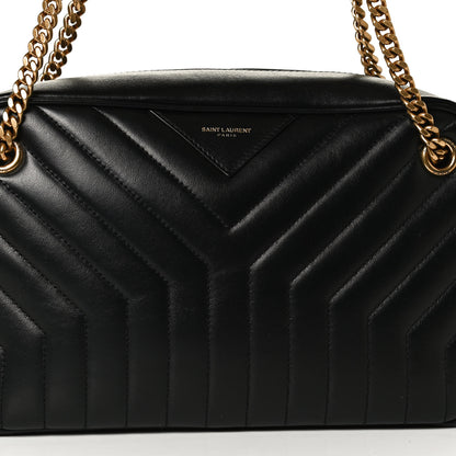 Saint Laurent Calfskin Matelasse Joan Camera Bag Black 8 of 12