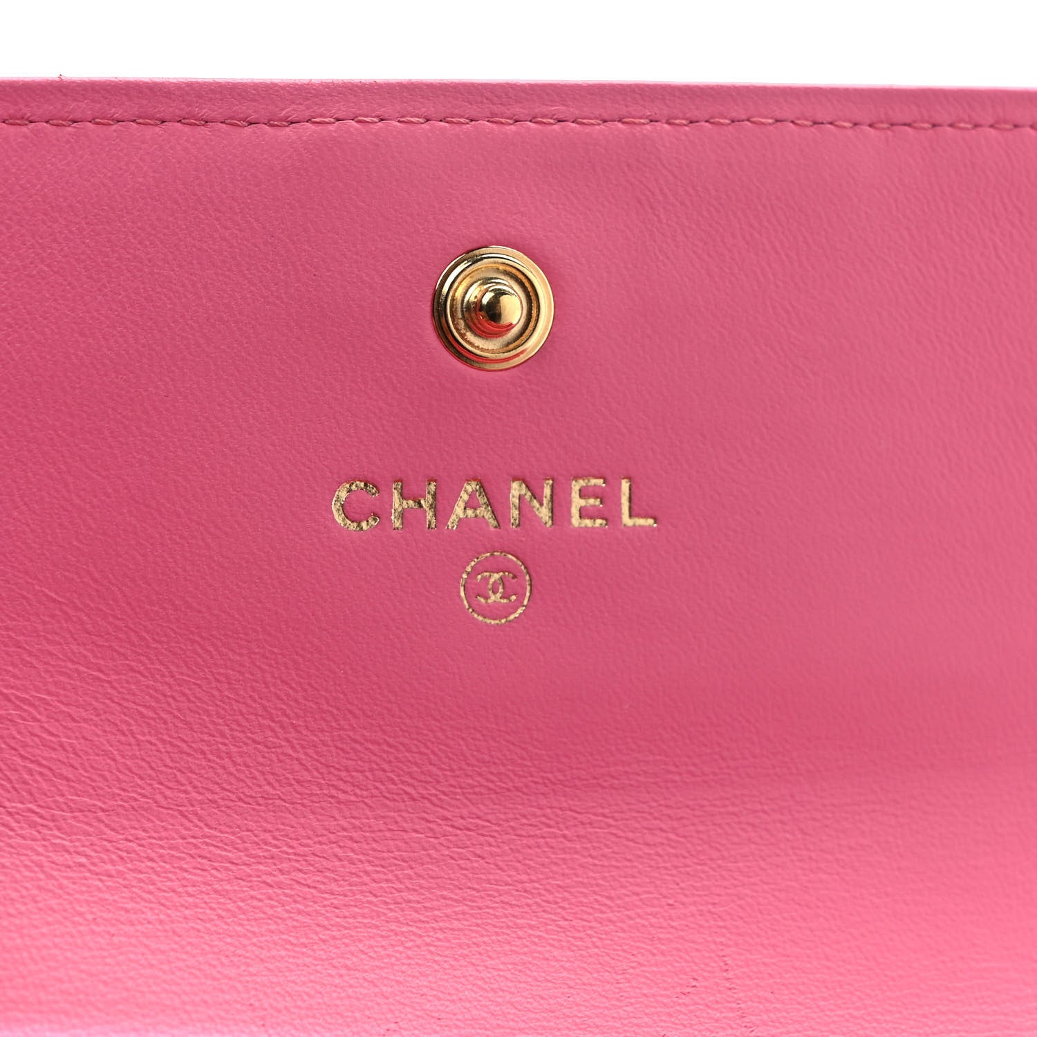 Chanel Lambskin Quilted Medium Boy Flap Wallet Pink 6 of 7