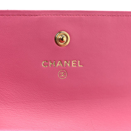Chanel Lambskin Quilted Medium Boy Flap Wallet Pink 6 of 7