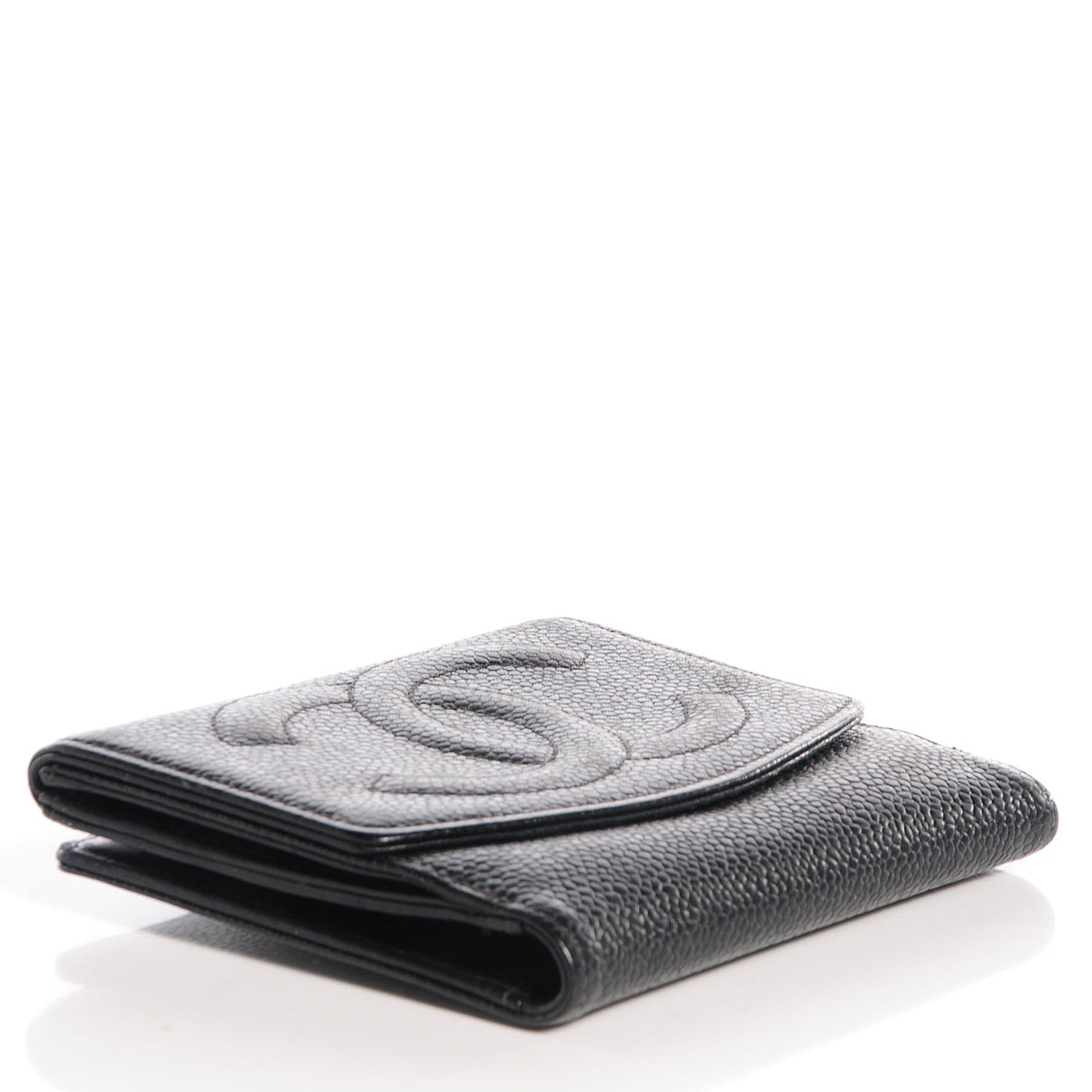 Caviar Compact CC Wallet Black