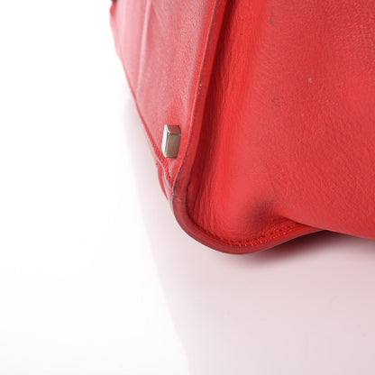 Celine Supple Calfskin Medium Phantom Luggage Vermillion 18 of 18