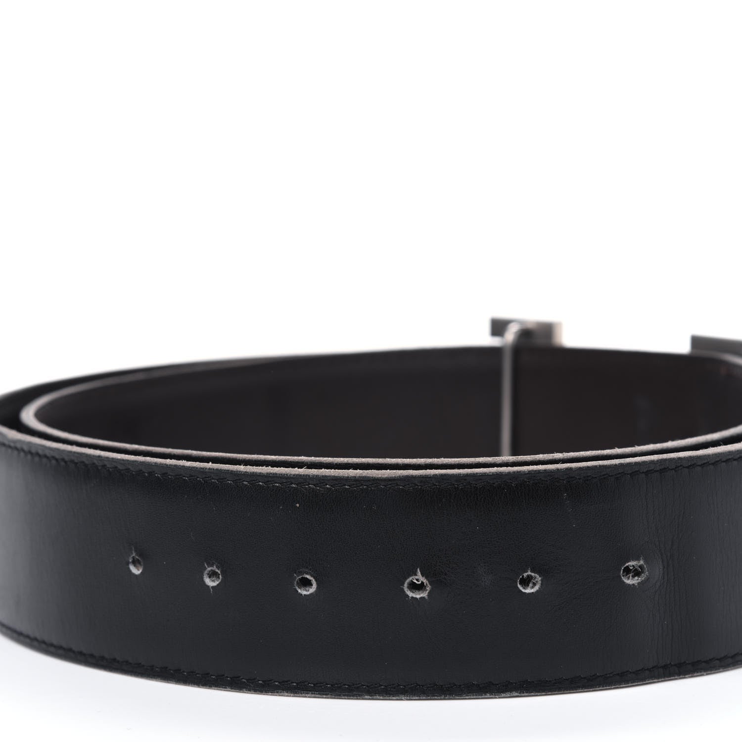 Hermes Box Chamonix 42mm Constance Belt Belt 90 Black Chocolate 6 of 6