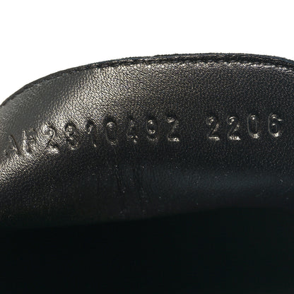 Hermes Goatskin Womens Paris Loafers 38 Black 6 of 10