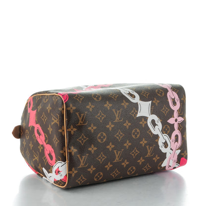 Louis Vuitton Monogram Bay Speedy 30 Rose Ballerine Poppy 4 of 7