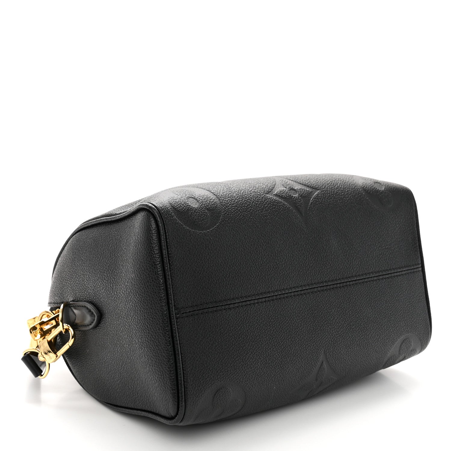 Louis Vuitton Empreinte Monogram Giant Speedy Bandouliere 25 Black 4 of 10