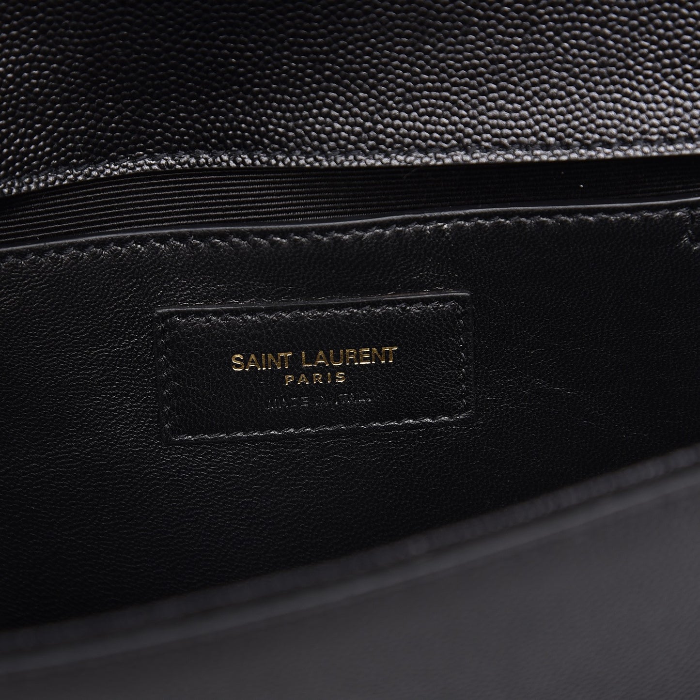 Grain De Poudre Monogram Cassandre Clutch Black