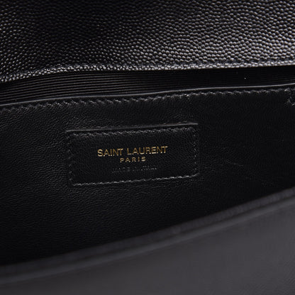 Saint Laurent Grain De Poudre Monogram Cassandre Clutch Black 7 of 7