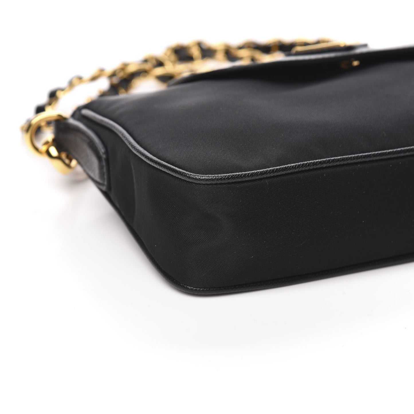 Tessuto Nylon Saffiano Crossbody Bag Black