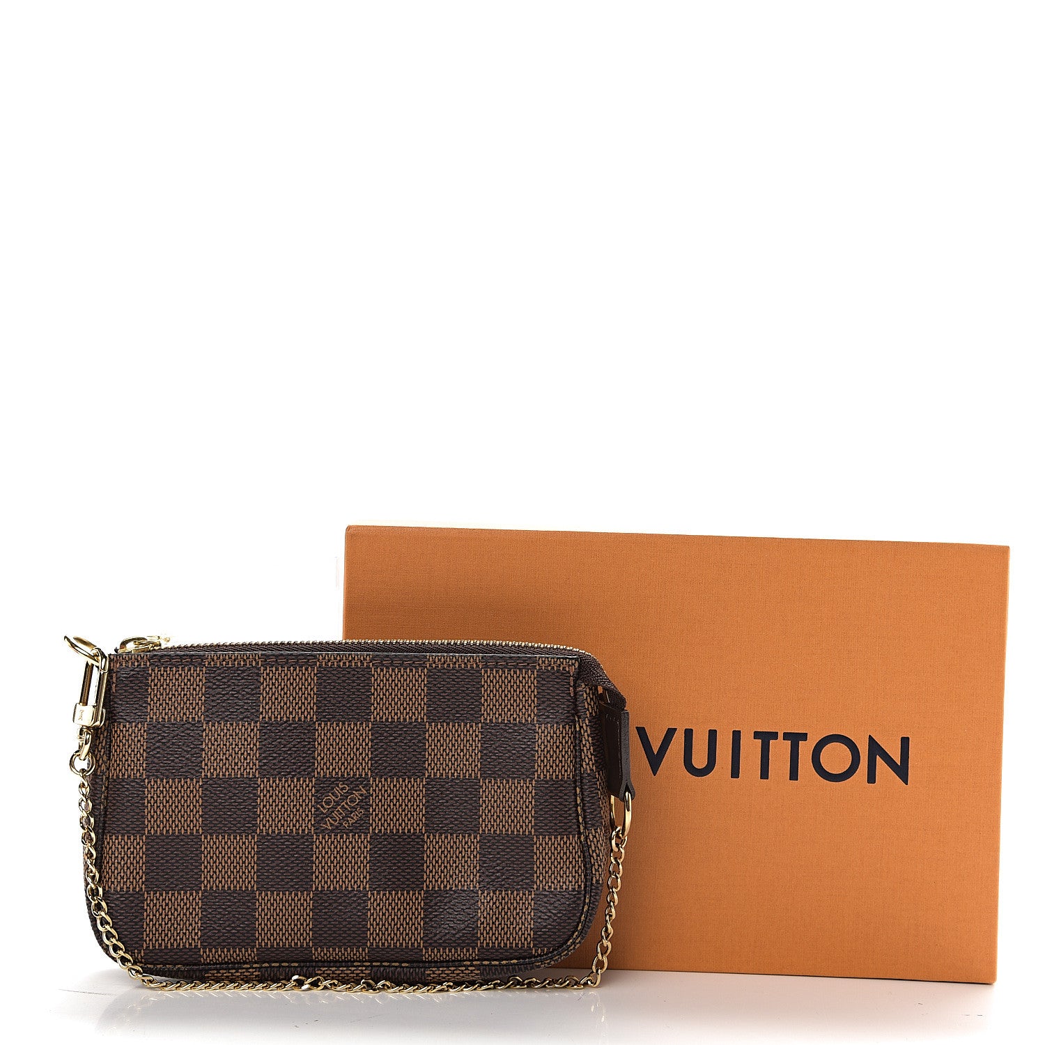 Louis Vuitton Damier Ebene Mini Pochette Accessories 7 of 7