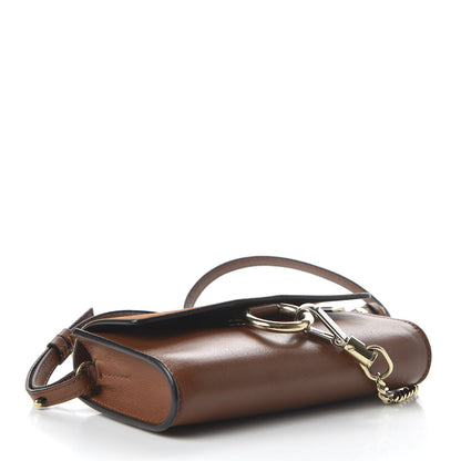 Chloe Suede Calfskin Mini Faye Shoulder Bag Tobacco 4 of 10