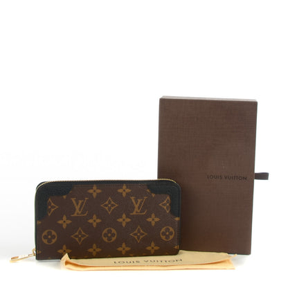 Louis Vuitton Monogram Zippy Retiro Wallet Black 3 of 8
