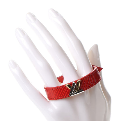 Louis Vuitton Epi Twist It Bracelet 17 Coquelicot 2 of 7
