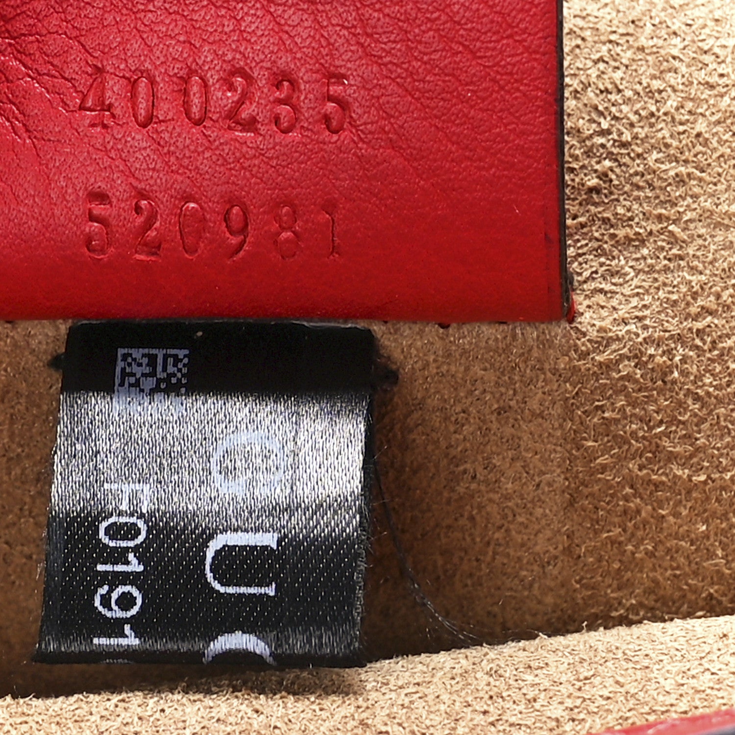 Gucci GG Supreme Monogram Arabesque Medium Dionysus Shoulder Bag Hibiscus Red 7 of 11