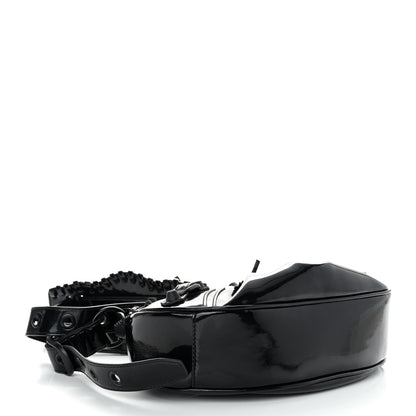 Balenciaga Patent Faux Leather Le Cagole Shoulder Bag XS Black 4 of 9
