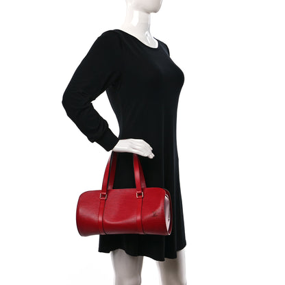 Louis Vuitton Epi Soufflot Castillan Red 2 of 12