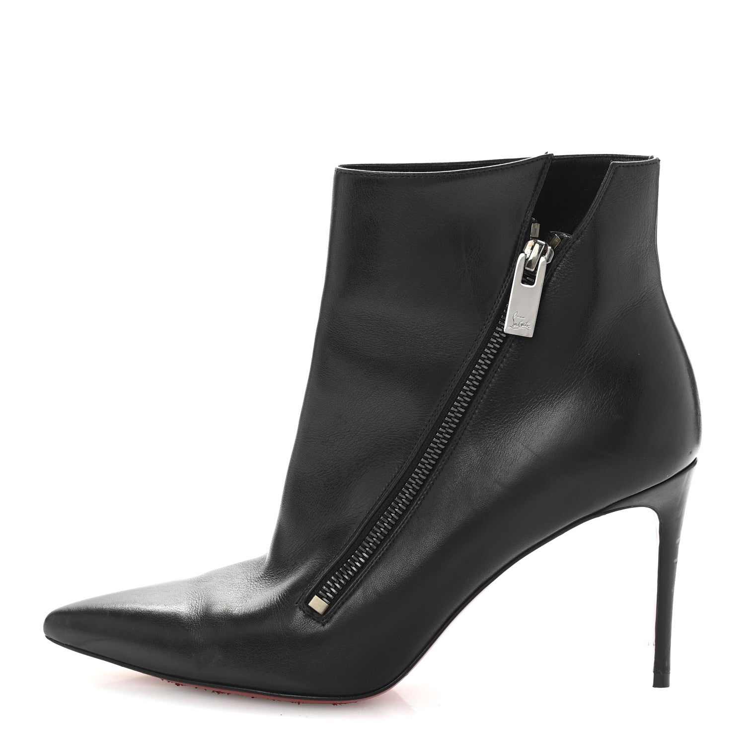 Christian Louboutin Calfskin So Kate Booty 85 Ankle Boots 38 Black 1 of 7