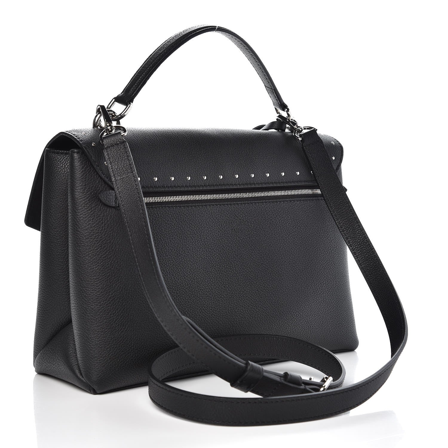 Louis Vuitton Soft Calfskin My Lockme Studs Black 3 of 8