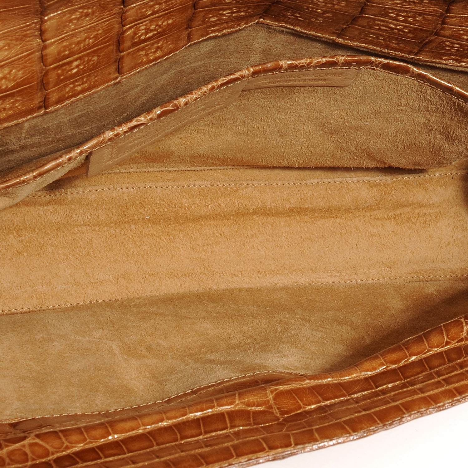 Nancy Gonzalez Crocodile Envelope Clutch Bronze 5 of 7