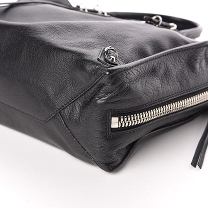 Balenciaga Veau Papier A6 Zip Around Tote Black 9 of 10
