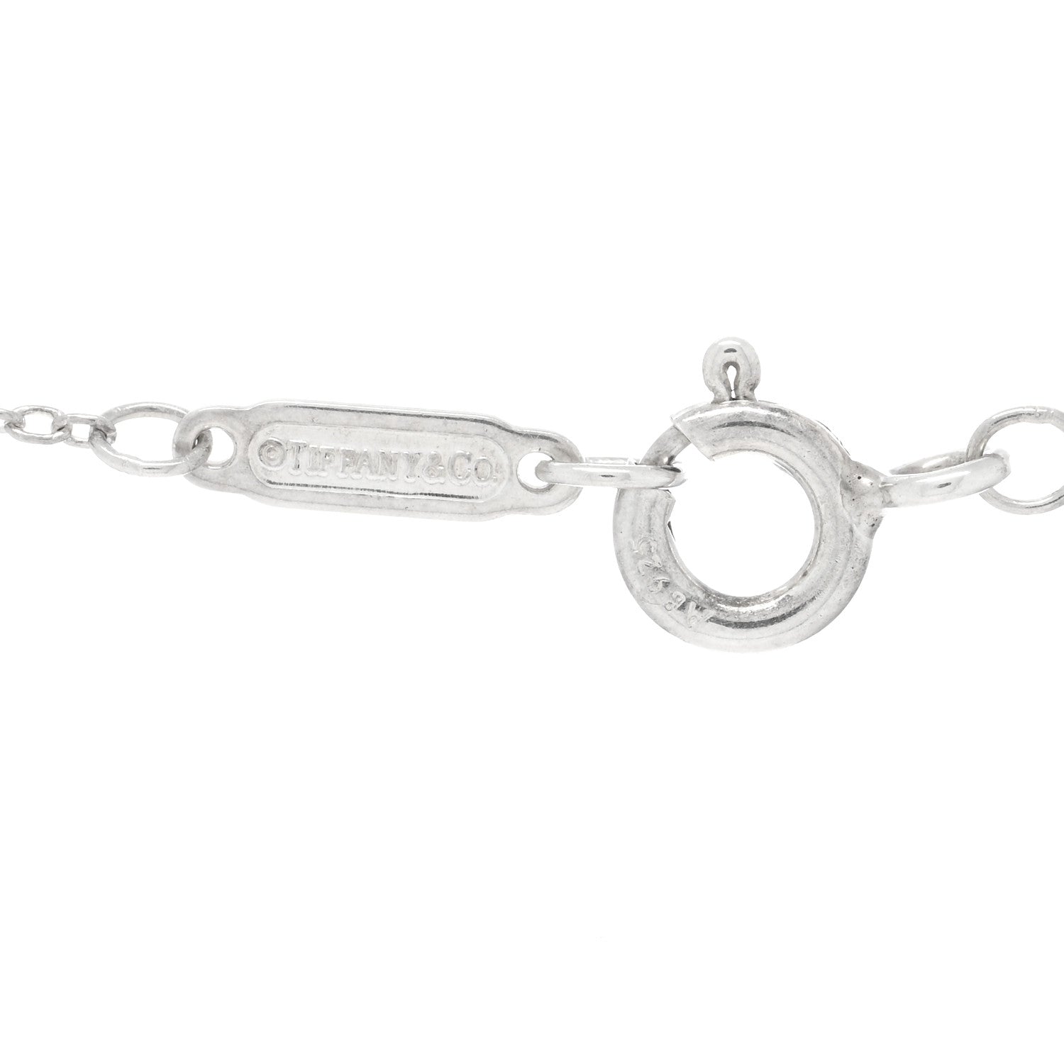 Tiffany Sterling Silver Save the Wild Rhino Pendant Necklace 4 of 5