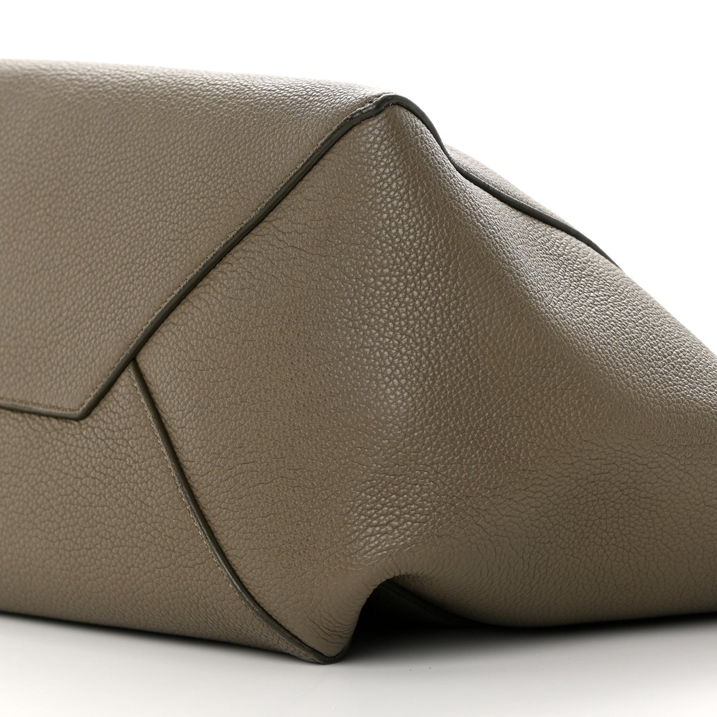 Soft Grained Calfskin Small Belt Cabas Phantom Taupe