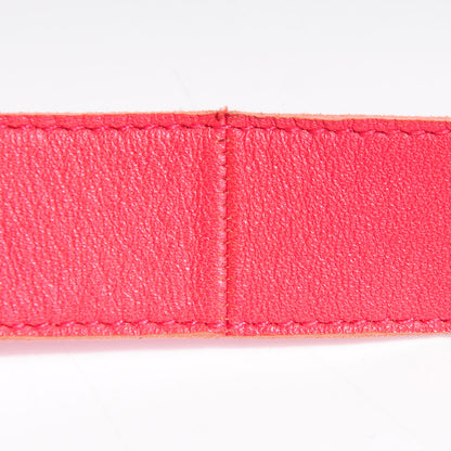 Hermes Milo Lambskin Clou De Selle Pouch Rose Tyrien 3 of 12