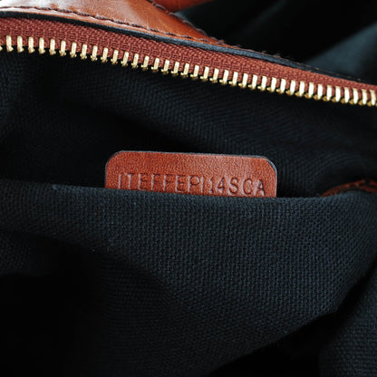 Burberry House Check Bridle Calfskin Medium Gosford Hobo Dark Tan 9 of 11