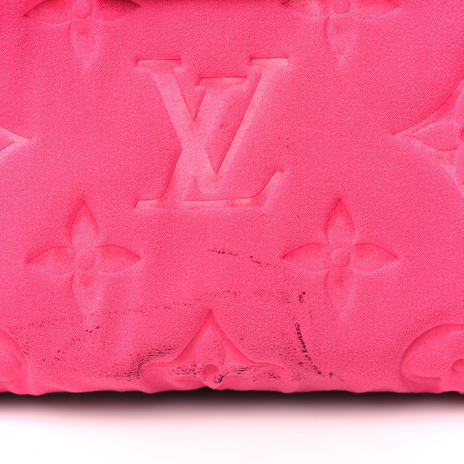 Louis Vuitton Monogram Scuba Clutch Pochette Fuchsia 10 of 12