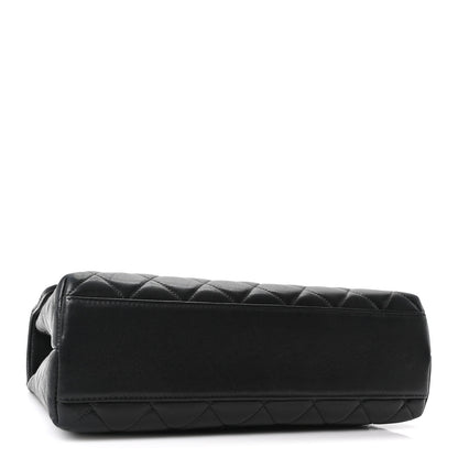 Chanel Lambskin Quilted Medium Kelly Flap Bag Black 4 of 10