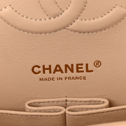 Chanel Caviar Quilted Medium Double Flap Beige 5 of 10