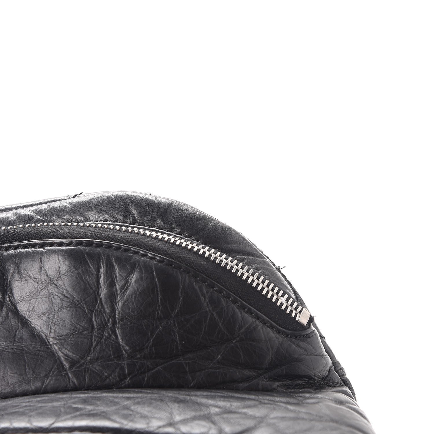 Chanel Distressed Lambskin Vintage Ligne Lady Braid Tote Black 8 of 8