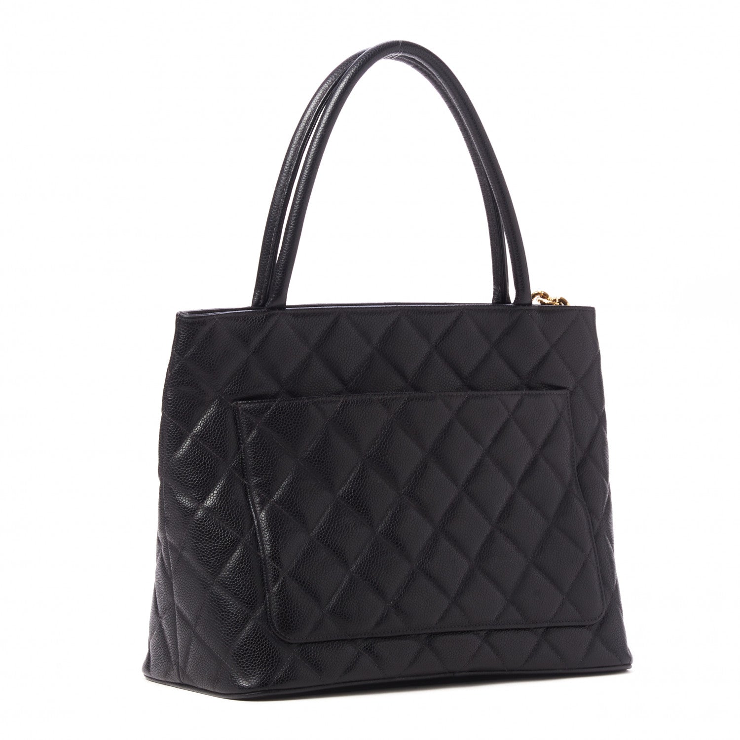 Chanel Caviar Quilted Medallion Tote Black 3 of 10