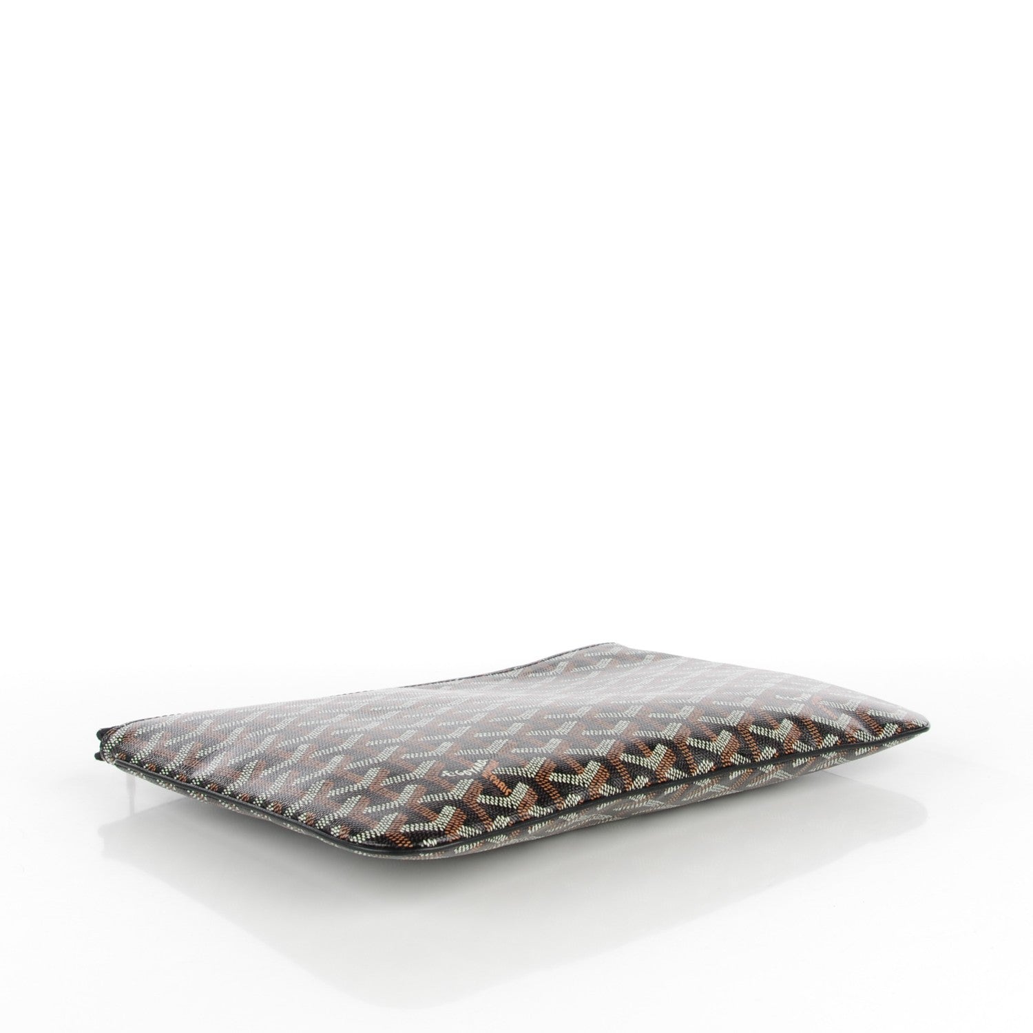 Goyard Goyardine Senat Pochette MM Black Gold 4 of 7