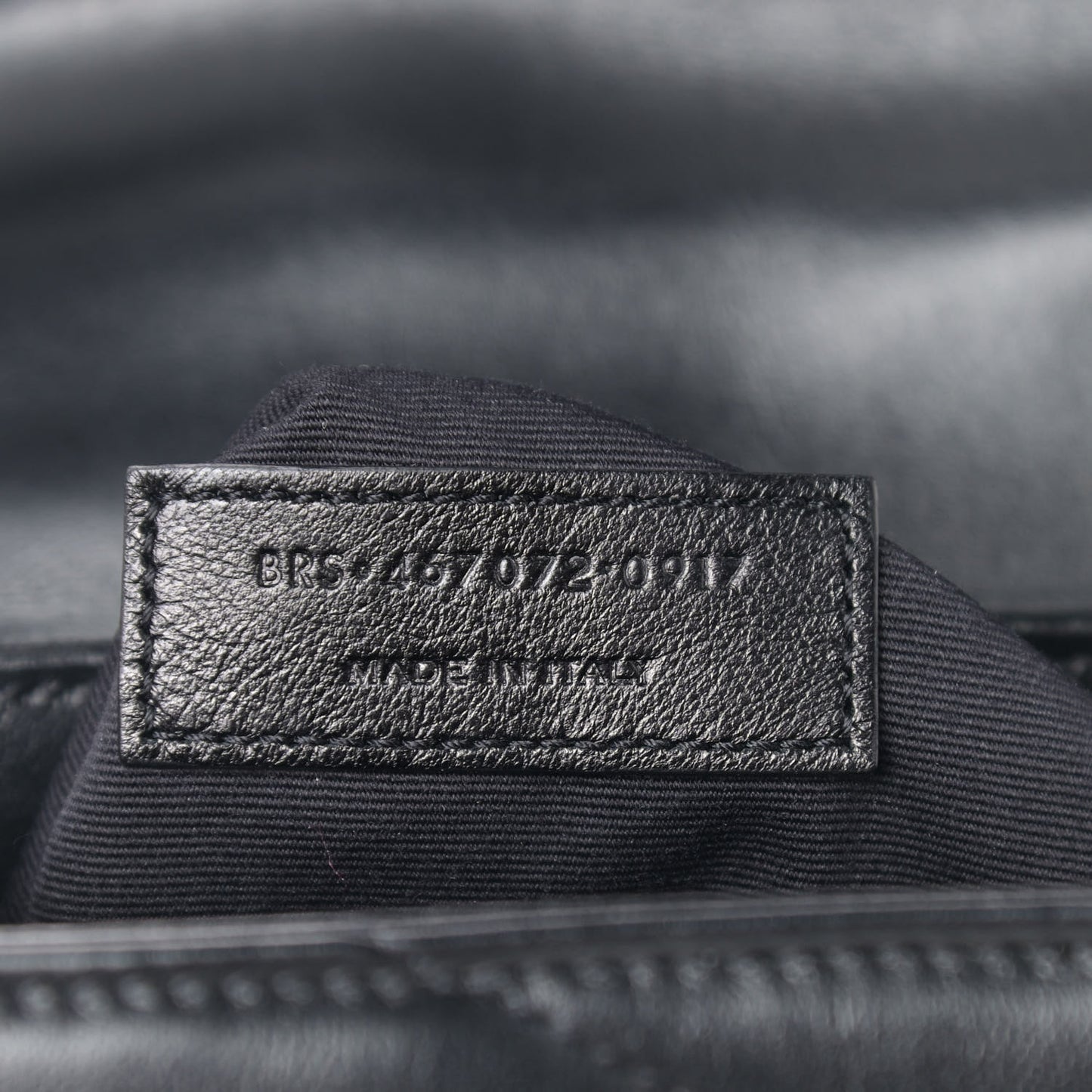 Calfskin Y Quilted Monogram Toy Loulou Crossbody Bag Black