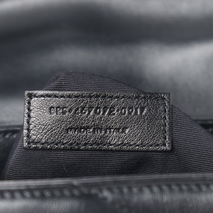 Saint Laurent Calfskin Y Quilted Monogram Toy Loulou Crossbody Bag Black 8 of 10