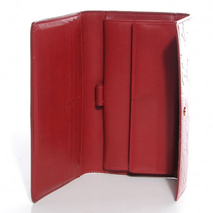 Louis Vuitton Vernis Porte Tresor International Wallet Pomme D'Amour 5 of 8