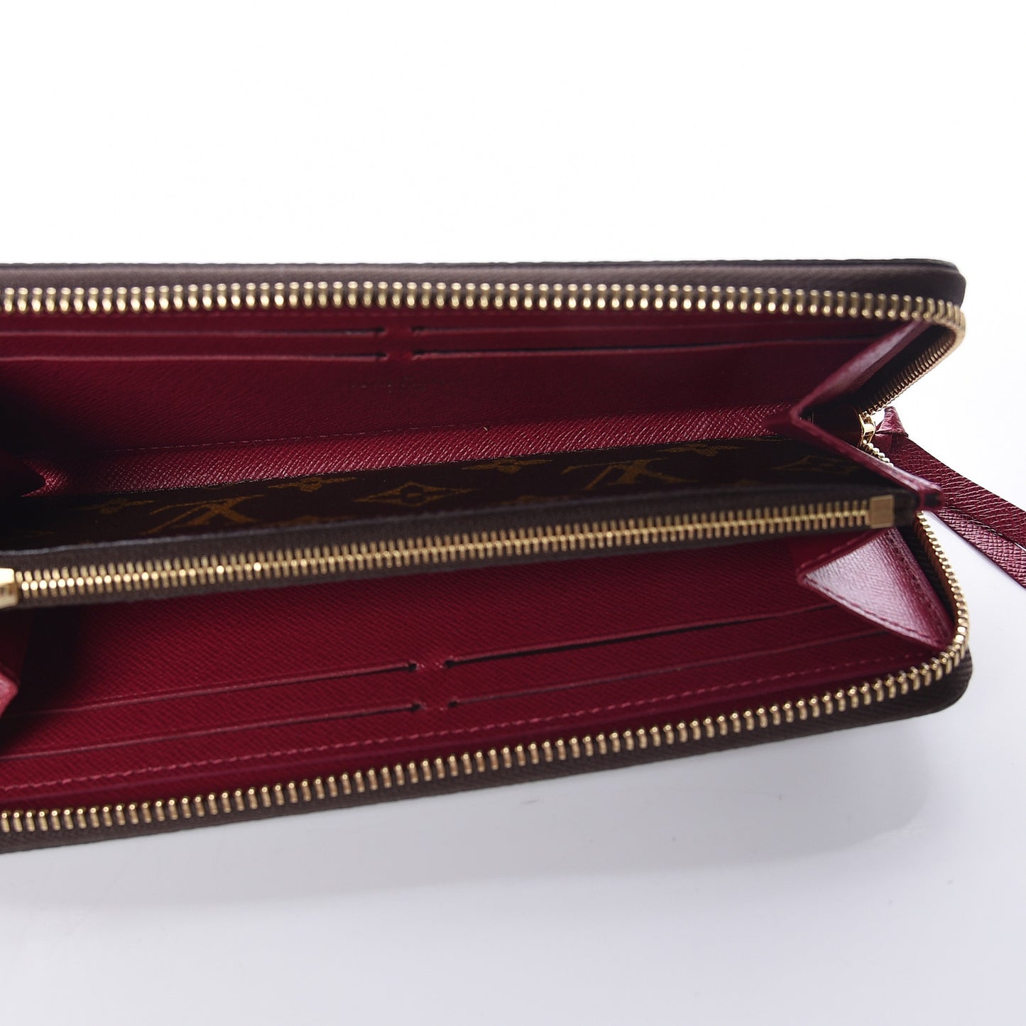 Monogram Clemence Wallet Fuchsia