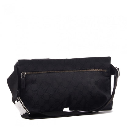 Gucci GG Monogram Double Pocket Belt Bag Black 2 of 7