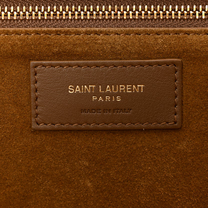 Saint Laurent Suede Bea Tote Golden Leaf 6 of 13