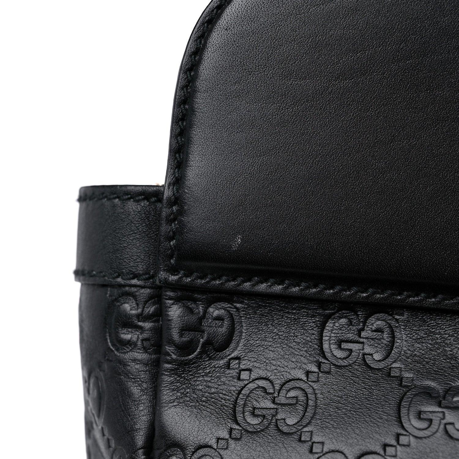 Gucci Guccissima Large Punch Top Handle Tote Black 12 of 12